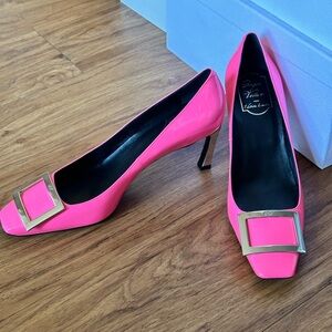 Roger Vivier Belle Pink Heels Limited Ed